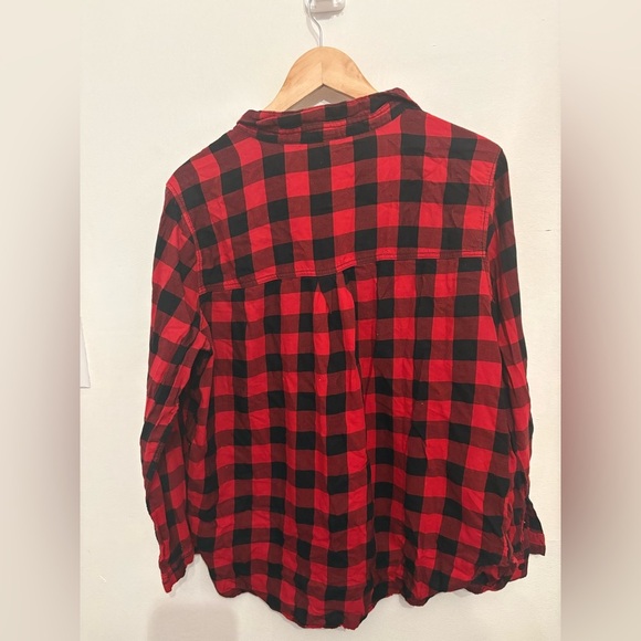 H&M Red and Black Plaid Shirt - Picture 3 of 6
